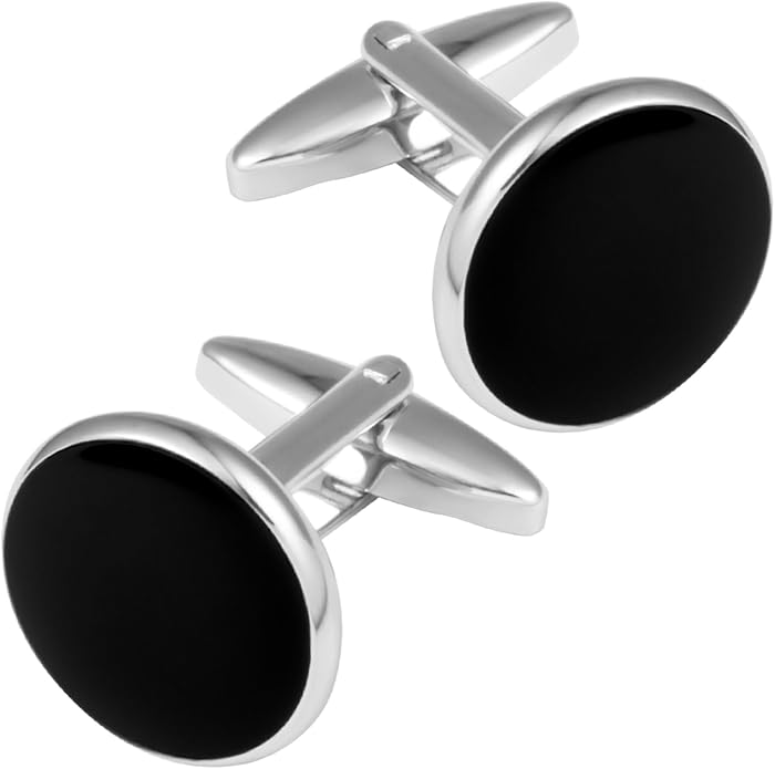 Dannyshi Cufflinks for Men Classic Wedding Business Shirt Cuff Links Set Gifts with Box