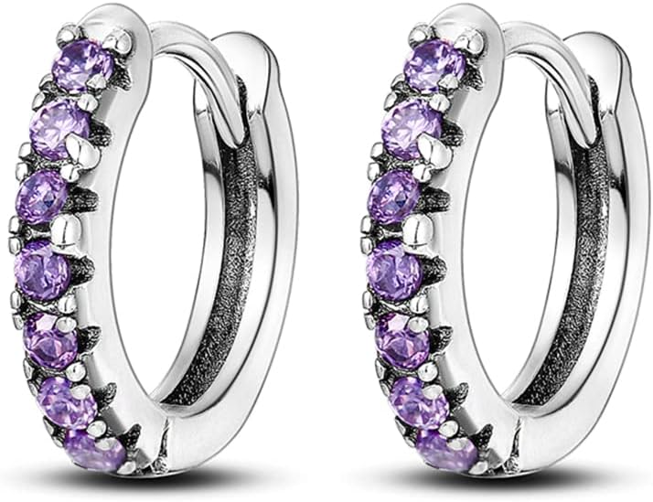 925 Sterling Silver Women Earrings, Sparkling Star and Moon Earrings, Various Hypoallergenic Earrings, Best Gift for Women