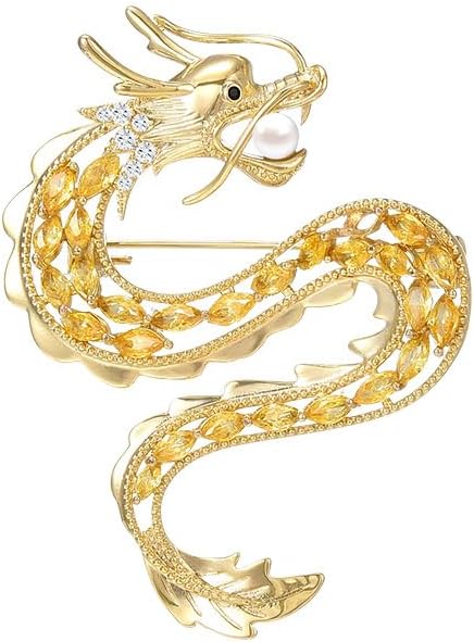 Animal Brooch for Women Girls 18k Gold Plated Animal Brooch Pin Rhinestone Animal Brooch Lapel Pin Jewelry Thanksgiving Day Birthday Wedding Gifts for Mom Wife