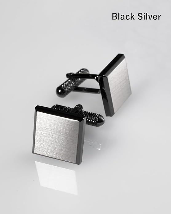 [TAVARAT] Cufflinks for Men cuff links mens Black Silver Light Gold Tps-166