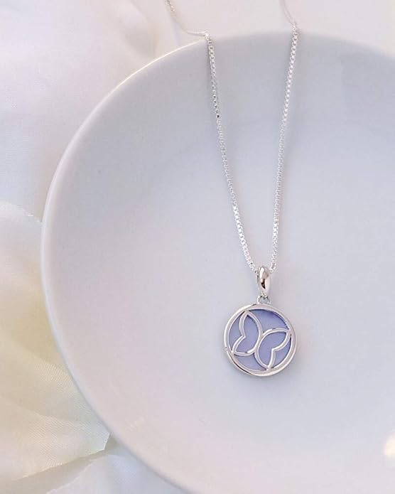 Boma Jewelry Sterling Silver Butterfly Necklace, 16 Inches