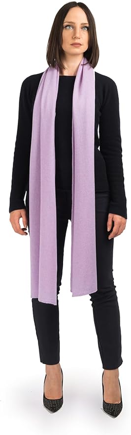 Dalle Piane Cashmere - 100% Cashmere Scarf - Made in Italy - Winter Neck Warmer (14" x 77") - Christmas Gift