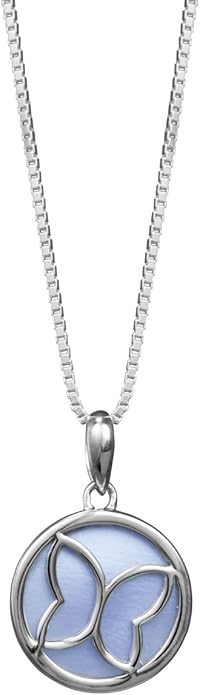 Boma Jewelry Sterling Silver Butterfly Necklace, 16 Inches
