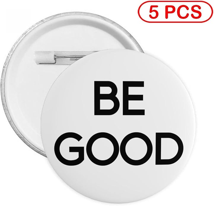 Be Good Pin Buttons/Ice Out Pin Buttons Justice For Renee Badge Brooches 5 Pcs For Hats Cap Bag Decoration