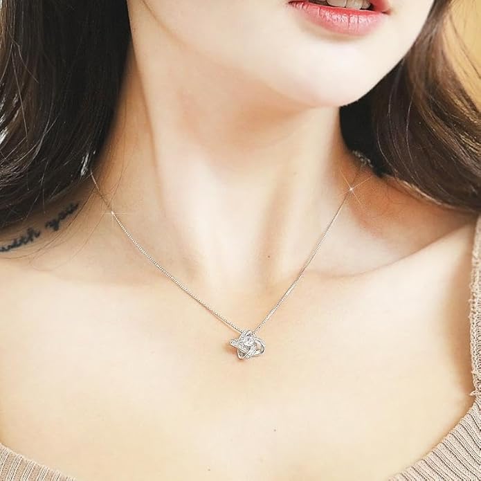 To My Soulmate Necklace For Women, Soul Mate Jewelry for Women, Future Wife Gifts, To My Wife Necklace from Husband, Gifts for Girlfriend, Pendant With Message Card