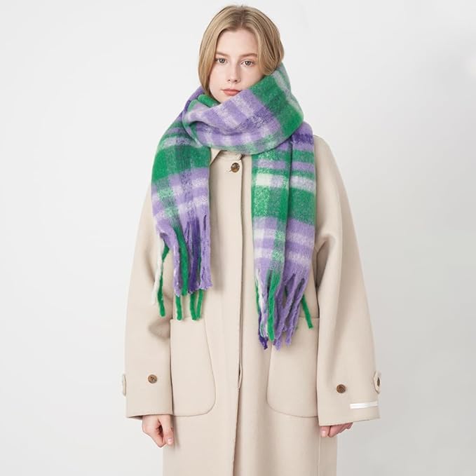 Halemet Vintage Scarfs for Women Warm Shawls and Wraps for Evening Dresses Soft Poncho Coat Thick Cardigan Wrap Cozy 2026