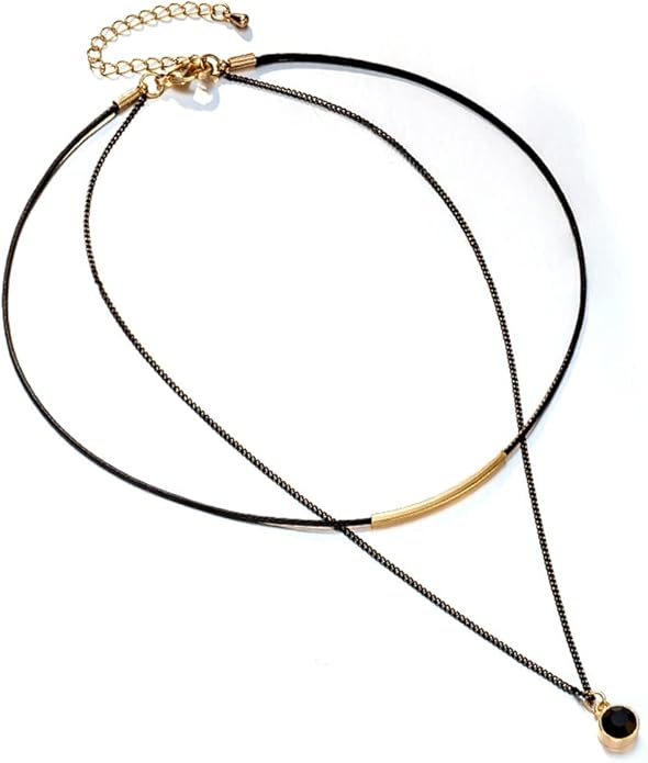 Triangle Choker Necklace for Women Girls, Adjustable Jewelry Necklace Gift