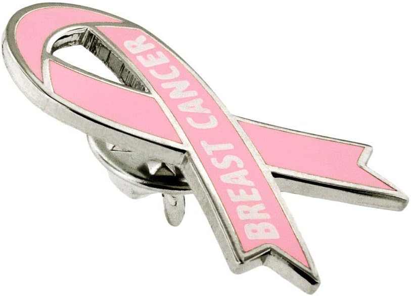 PinMarts Breast Cancer Ribbons and Breast Cancer Awareness Enamel Pins - Perfect Breast Cancer Gifts for Women, Events, Fundraisers, and Breast Cancer Awareness Decoration