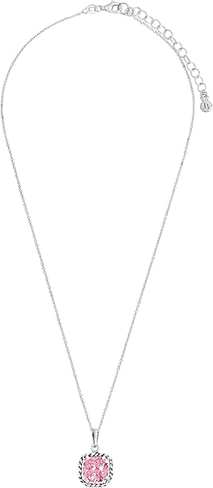 JEAN RACHEL JEWELRY 925 Sterling Silver Necklace for Women - Rope with Cubic Zirconia Vintage Design - Hypoallergenic, Lead & Nickel Free Jewelry - Artisan Handcrafted Statement Necklace