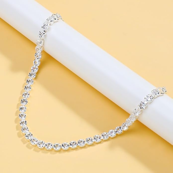 Ankle Bracelets for Women Waterproof Sparkly Anklets Tennis Rhinestone Anklets for Women Starfish Infinity Heart Cross Anklet Bracelet Beach Jewelry