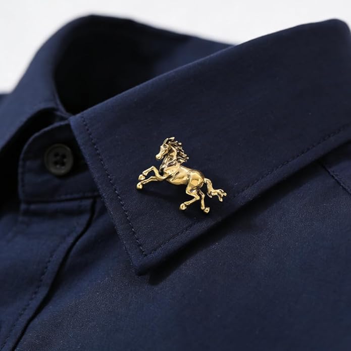 2026 New Year Of Horse Pin Brooch, Good Luck Chinese Zodiacs Horse Pins For Fashion Accessories Animal Lucky Charm Statue Feng Shui Gifts Jewelry For Women Men