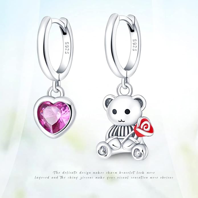 925 Sterling Silver Women Earrings, Sparkling Star and Moon Earrings, Various Hypoallergenic Earrings, Best Gift for Women