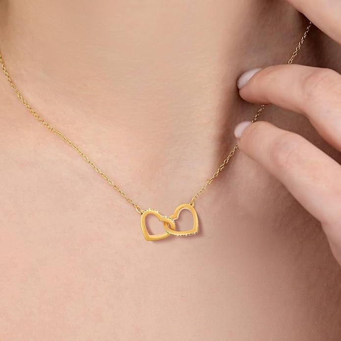 To My Soulmate Necklace For Women, Soul Mate Jewelry for Women, Future Wife Gifts, To My Wife Necklace from Husband, Gifts for Girlfriend, Pendant With Message Card