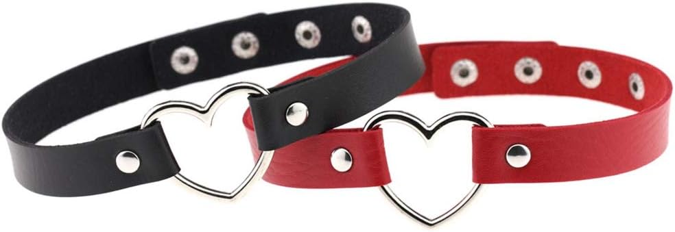 Choker Collar for Women Girls, Adjustable Rock Punk Choker Collar Necklace