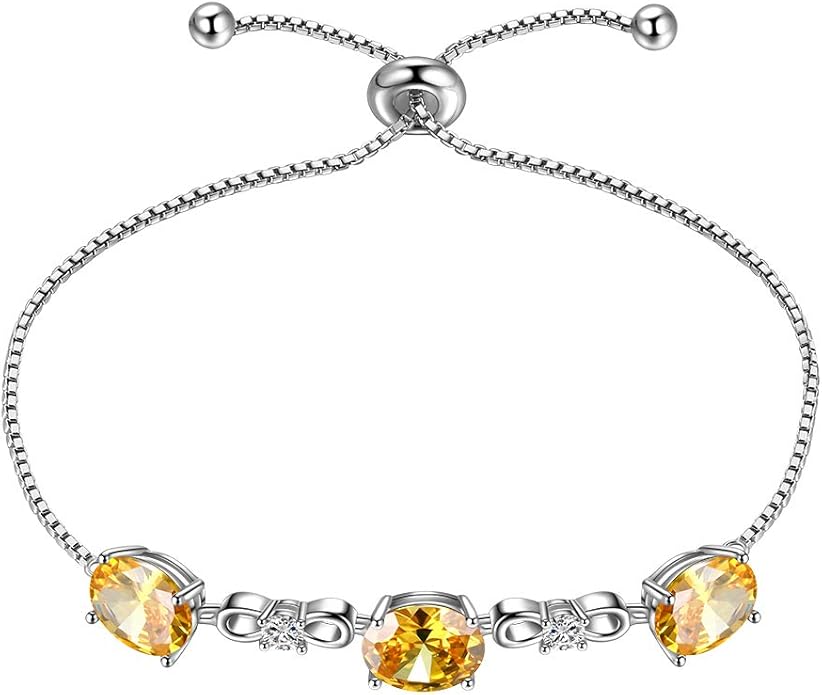 Aurora Tears 925 Sterling Silver 12 Birthstones Necklace/Earring/Ring/Bracelet Women Birthstone Pendant Crystal Fashion Birthday Jewelry Christmas Gift for Girls Women