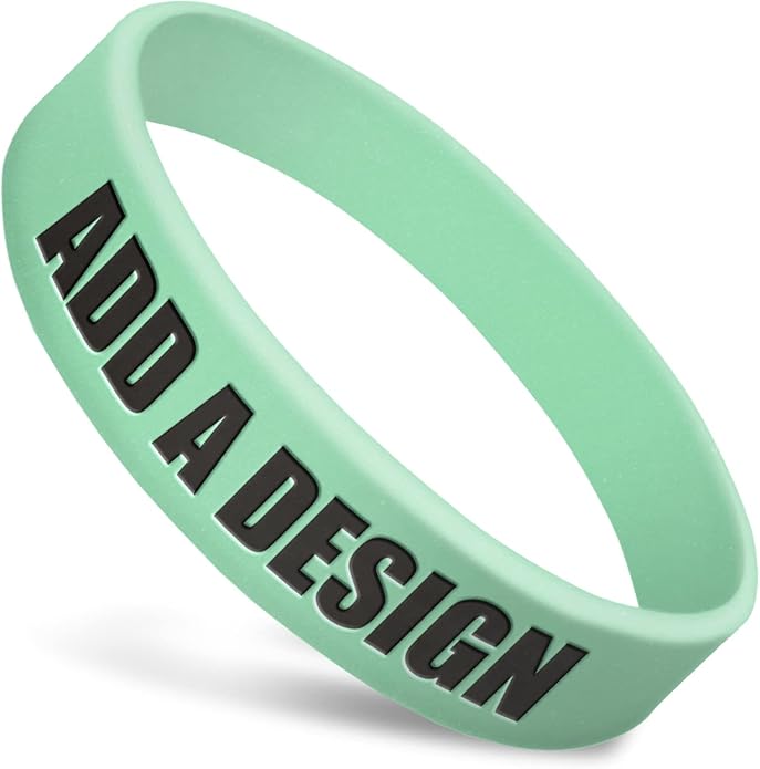 Wide Wristbands | Fully Customizable | Great For Events, Fundraisers & Promotions | 3/4" Wide | 100% Silicone | Available In Bulk