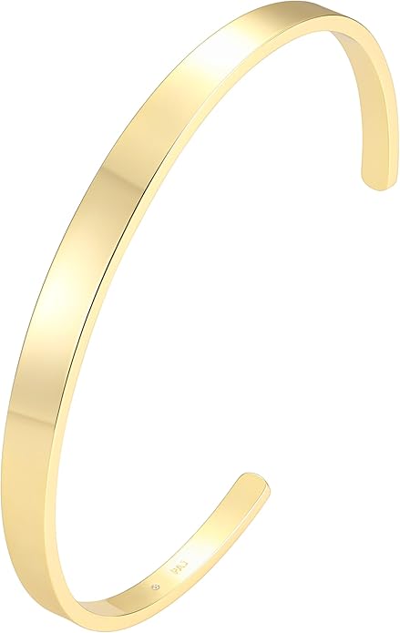 Amazon Essentials Cuff Bracelet, 8"