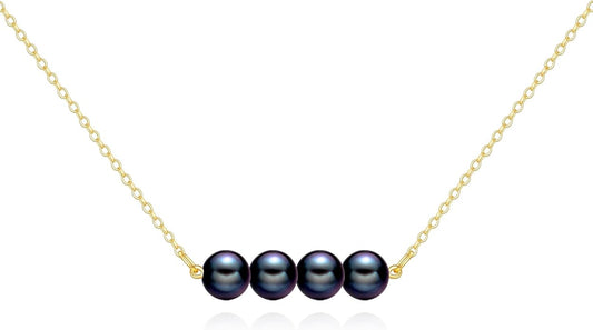 KECHO 14K Real Gold Freshwater Cultured Pearl Pendant Necklace 14K Solid Gold Jewelry Anniversary Birthday Gifts for Women