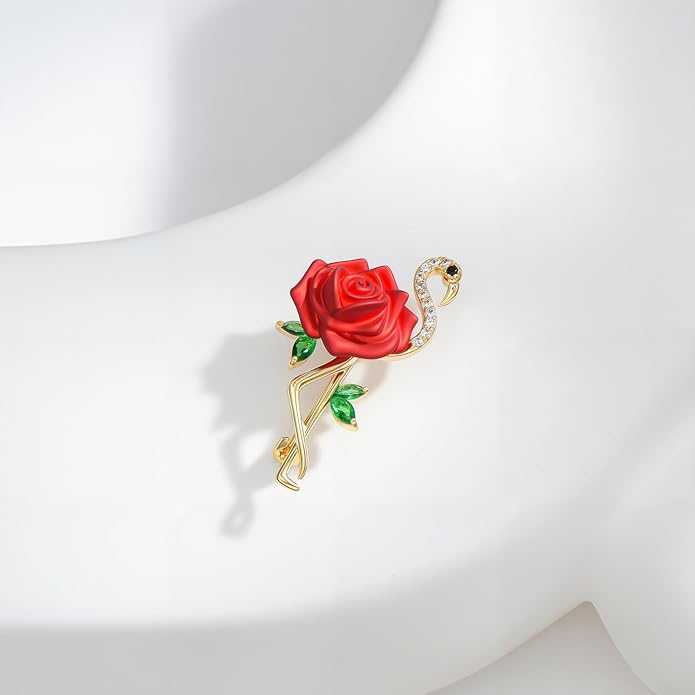 Soumimi Bird Theme Brooch Pin Cute Bird Animal Brooches Accessories Christmas Birthday Gift for Women