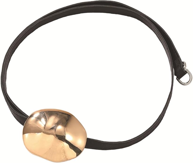 Punk Dripping Water-drop Choker Necklace for Women,Thick Drippy Chain Liquid Metal Collar Necklace Rocker Hip-hop Necklace Cool Metallic Unique Funky Statament Grunge Jewelry
