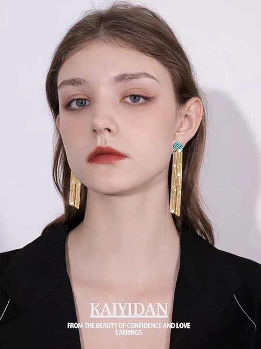 Silver/Gold Boho Dangle Statement Earrings for Women Trendy,Handmade Vintage Dainty Cute Long Drop Summer Earrings,fashion Accessories Jewelry Gifts