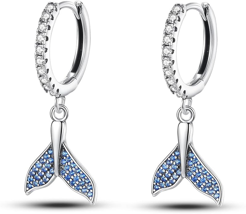 925 Sterling Silver Women Earrings, Sparkling Star and Moon Earrings, Various Hypoallergenic Earrings, Best Gift for Women