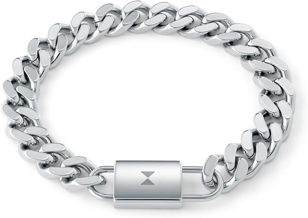 MVMT Men's Jewelry - Fashion Accessory - Stainless Steel 10MM Chain Bracelet