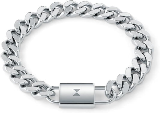 MVMT Men's Jewelry - Fashion Accessory - Stainless Steel 10MM Chain Bracelet