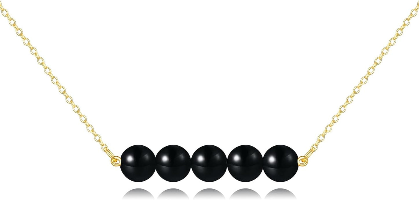 KECHO 14K Real Gold Freshwater Cultured Pearl Pendant Necklace 14K Solid Gold Jewelry Anniversary Birthday Gifts for Women