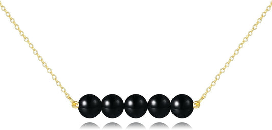 KECHO 14K Real Gold Freshwater Cultured Pearl Pendant Necklace 14K Solid Gold Jewelry Anniversary Birthday Gifts for Women
