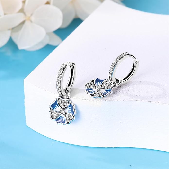 925 Sterling Silver Women Earrings, Sparkling Star and Moon Earrings, Various Hypoallergenic Earrings, Best Gift for Women