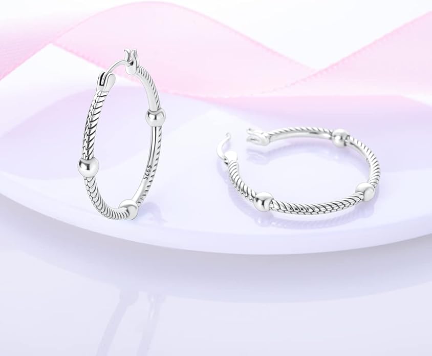 NARMO 925 Sterling Silver Hoop Earrings for Women Hypoallergenic Lightweight Simple Huggie Hoop Earrings Twisted Hoop Earrings Colorful Cubic Zirconia Hoop Earrings Rainbow Hoop Earrings