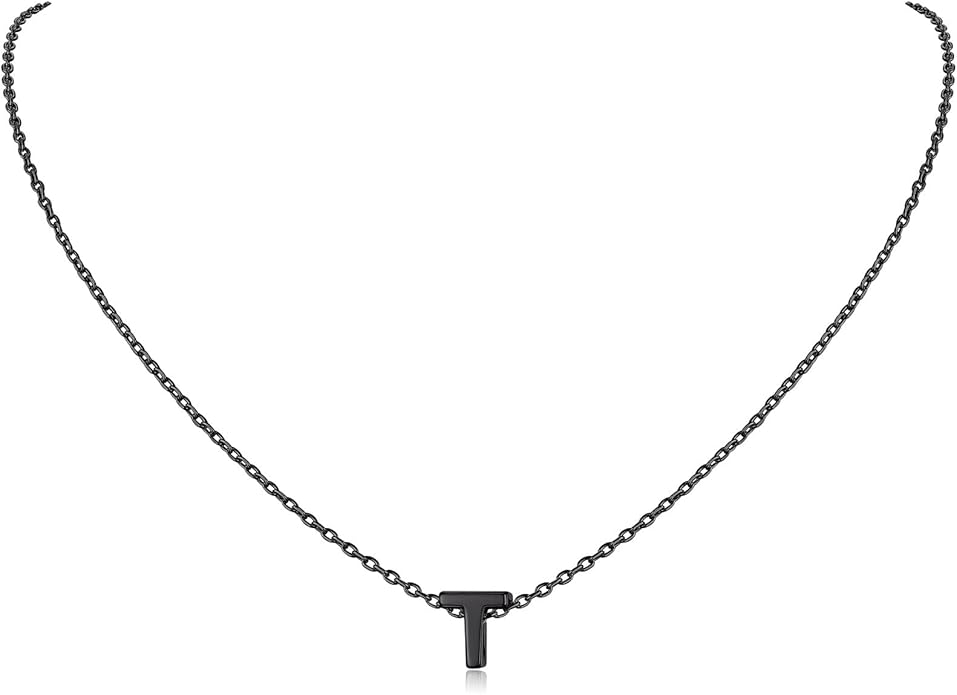 ChicSilver 925 Sterling Silver Initial Necklace for Women Dainty Letter Jewelry Personalized Gift