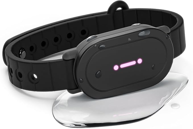 BOND TOUCH 4 POP Long-Distance Relationship Smart Bracelet for Couples to Feel Connected (1 Unit) Long Battery Life, Bluetooth Connection, Haptic Vibration, Compatible with iOS and Android (Black)