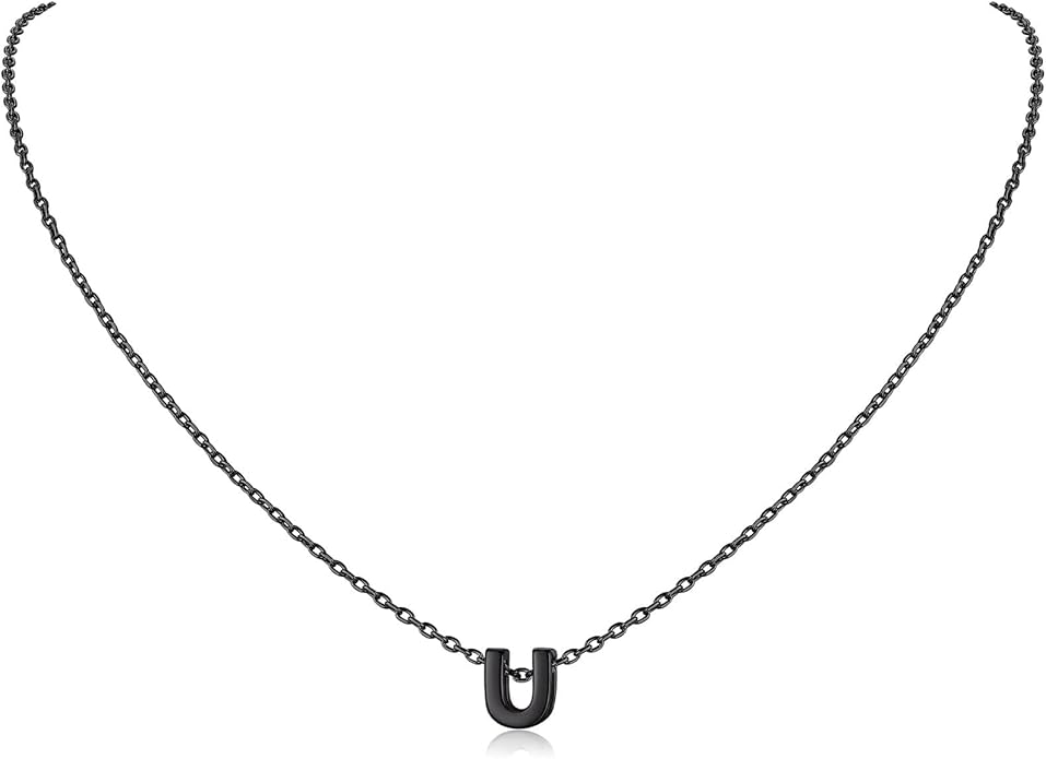 ChicSilver 925 Sterling Silver Initial Necklace for Women Dainty Letter Jewelry Personalized Gift