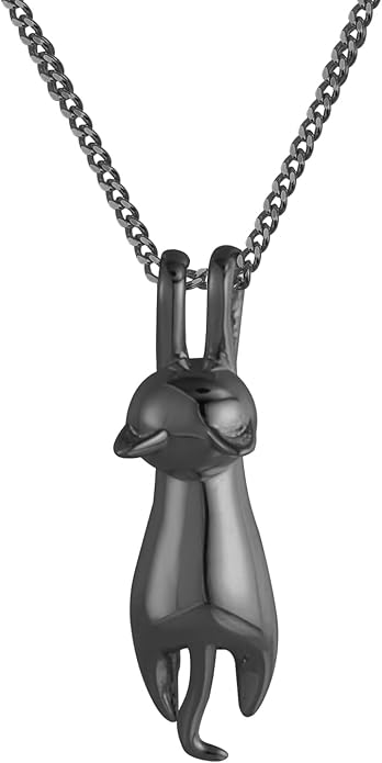 S.Leaf 925 Sterling Silver Cat Necklace Jewelry for Women Trendy Dainty Charm Pendant Necklaces Best Friend Birthday Gifts for Her Sister Mom Wife Womens