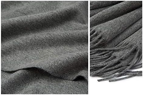 Novawo Wool Shawl Large Thick Pashmina Travel Blanket Scarf Winter Wraps for Women
