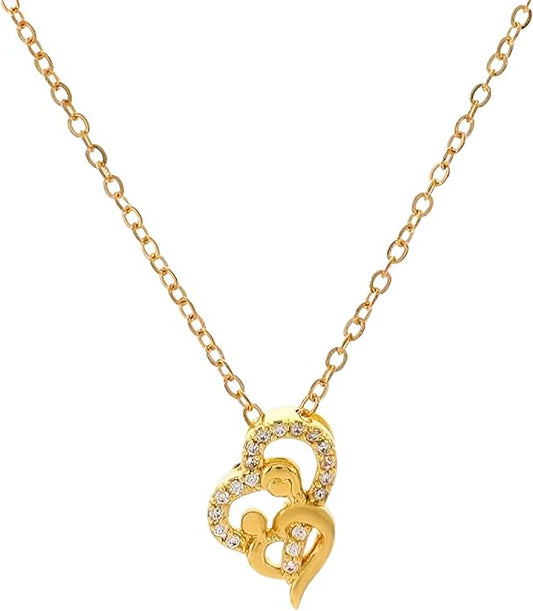 925 Sterling Silver Hug Necklace For Women And Men, 14K Yellow Gold Hugged Dog Necklace, Mom And Hug, Hug Angel Wings Pendant, Two Hands Hugs And Kisses Necklace, Hugging Necklaces For Women