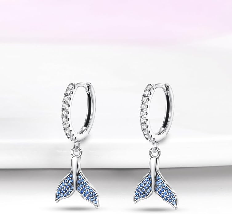 925 Sterling Silver Women Earrings, Sparkling Star and Moon Earrings, Various Hypoallergenic Earrings, Best Gift for Women