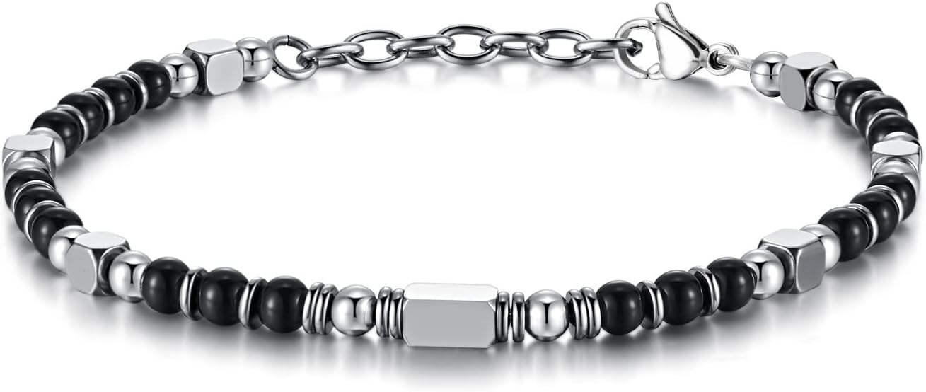 Beaded Bracelets for Women - Silver and Gold Boho Bracelets, Trendy Jewelry Gifts for Lover, Mom, Friends
