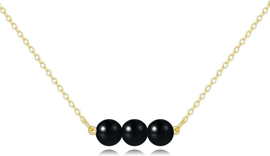 KECHO 14K Real Gold Freshwater Cultured Pearl Pendant Necklace 14K Solid Gold Jewelry Anniversary Birthday Gifts for Women