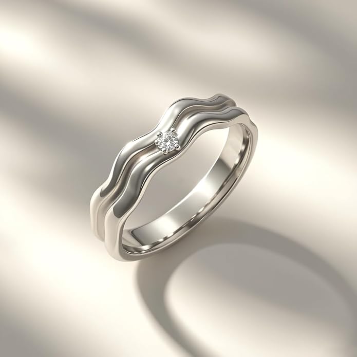 Rikelus Moissanite Engagement Ring Sets for Couples,10K 14K 18K Solid Gold Heart/Princess/Round Cut Bridal Ring Sets,Customized Matching Wedding Bands Set for Men and Women Free Engraving