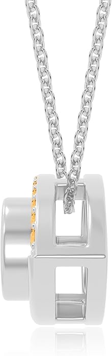 Natural Gemstone with Moissanite Evil Eye Pendant Necklaces for Women in Silver/18K Yellow/Rose Gold Vermeil,Birthstone Jewelry Gifts for Her Birthday,Anniversary, Graduation