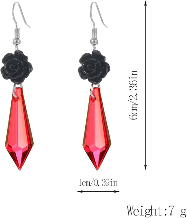 Halloween BOO Ghost Skull Earrings for Women, Gothic Dark Bat Dangle Earrings,Retro Acrylic Cute Lightweight Drop Dangle Earring Jewelry Gifts, Holiday Festive Cosplay Party Decorations Accessories