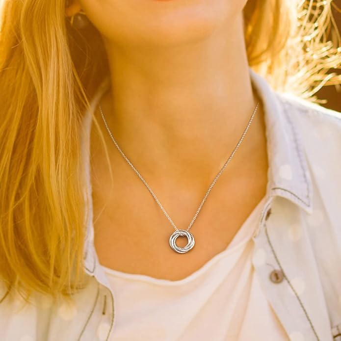 Birthday Gifts for Women Sterling Silver 30th 40th 50th 60th 70th 80th 90th Birthday Necklace For Her 3 4 5 6 7 8 9 Decade Jewelry 30 40 50 60 70 80 90 Years Old