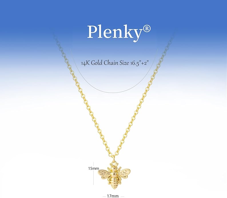 Gold Necklace for Women-14K Gold Plated Bow,Dragon,Shell, Palm Tree, Seahorse, Conch Shell,Sardines, Cowboy Boot,Bat,Bunny Pendant Beachy Jewelry for Women Gifts