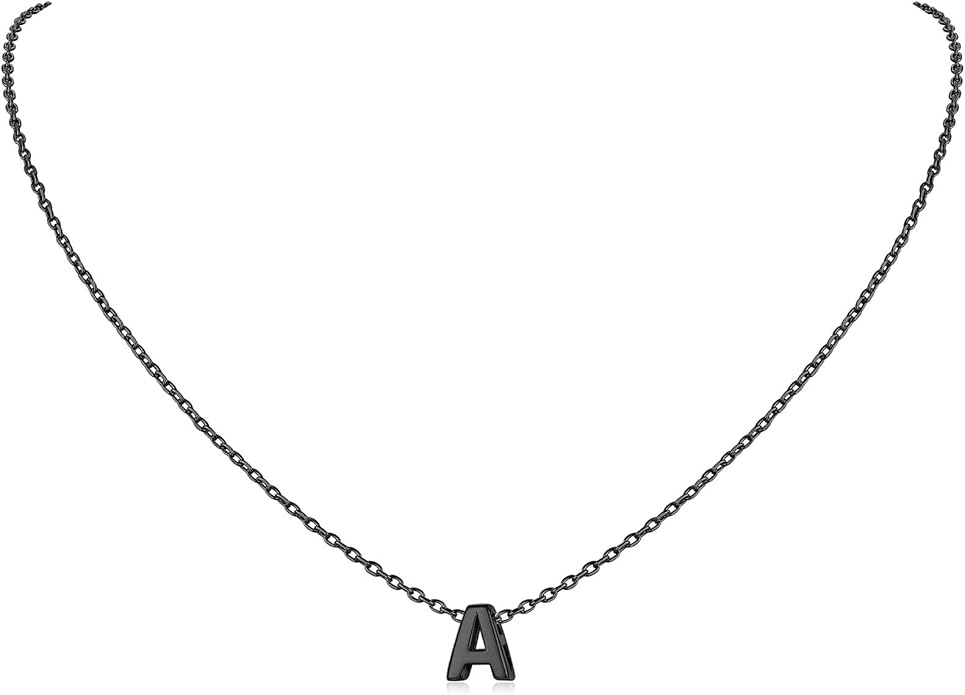 ChicSilver 925 Sterling Silver Initial Necklace for Women Dainty Letter Jewelry Personalized Gift
