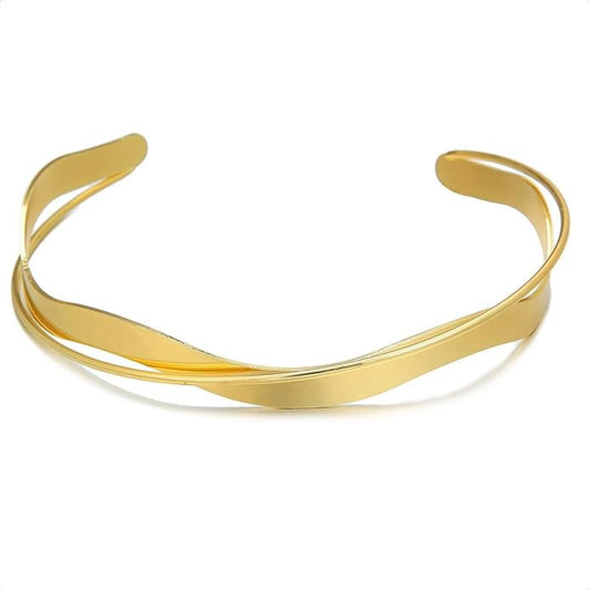 Punk Dripping Water-drop Choker Necklace for Women,Thick Drippy Chain Liquid Metal Collar Necklace Rocker Hip-hop Necklace Cool Metallic Unique Funky Statament Grunge Jewelry