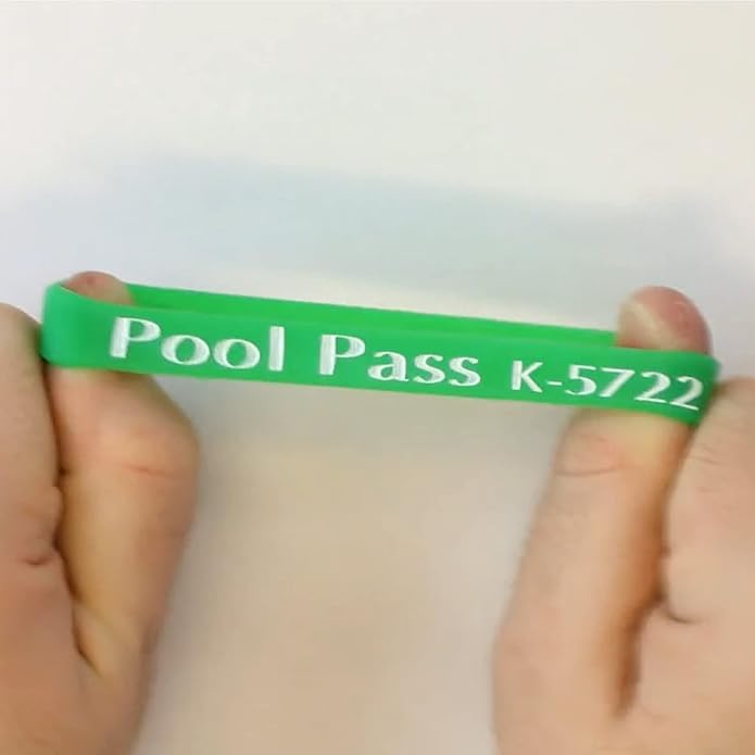SmartSign Kids Pool Pass Silicone Wristbands