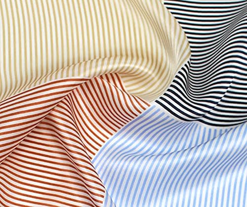 ANDANTINO 100% Mulberry Silk Scarf -21” Lightweight Square Neckerchief – Breathable Digital Printed Scarves with Gift Packed
